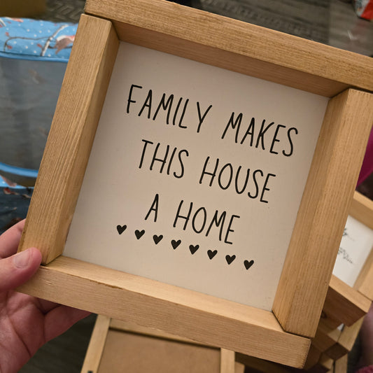 Family makes this house a home