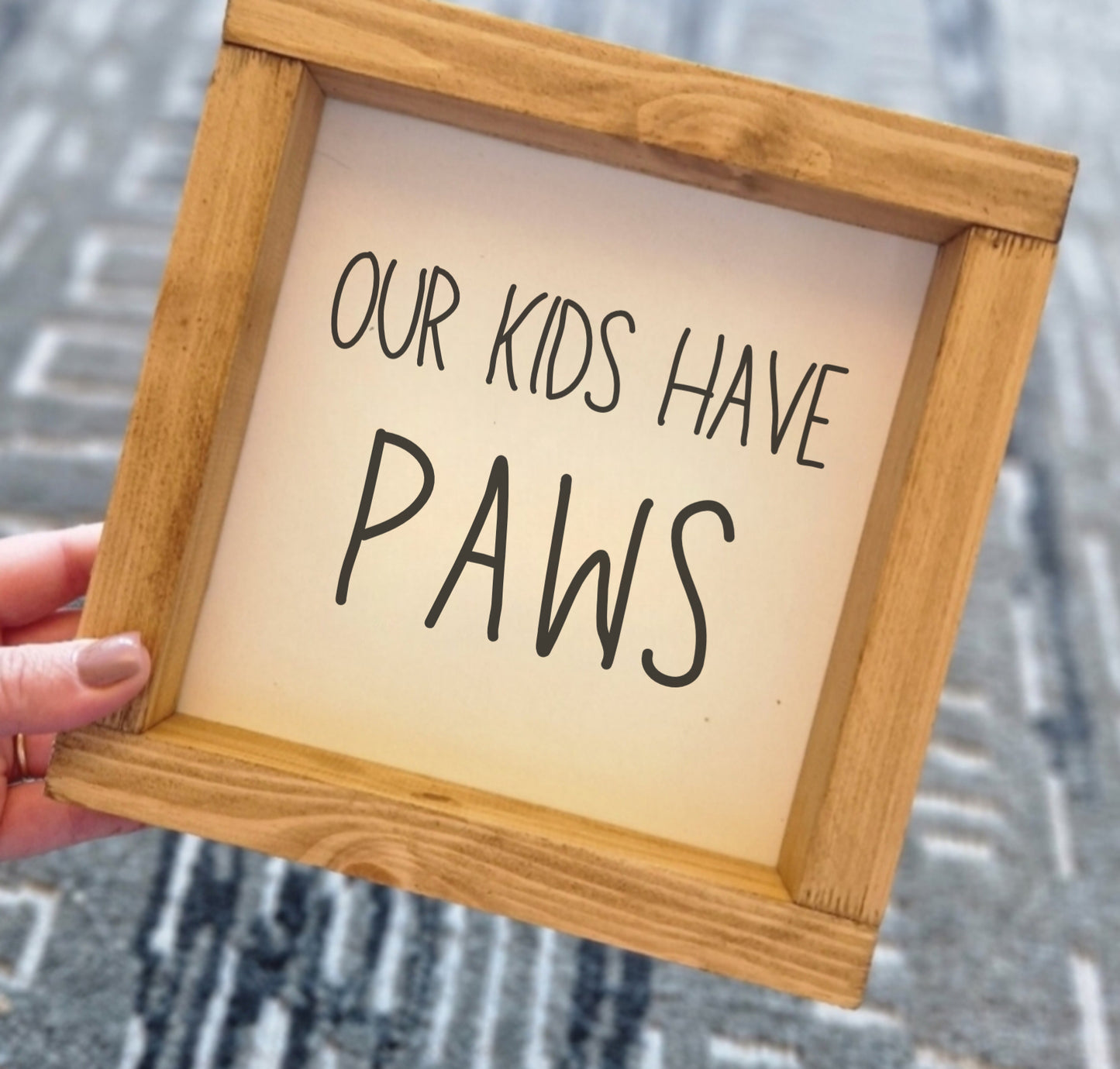 Our kids have paws